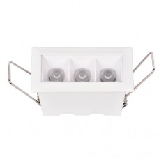 Χωνευτό Φωτιστικό Γραμμικό LED 9W 230V 720lm 15° CCT 6cm Λευκό X00190W